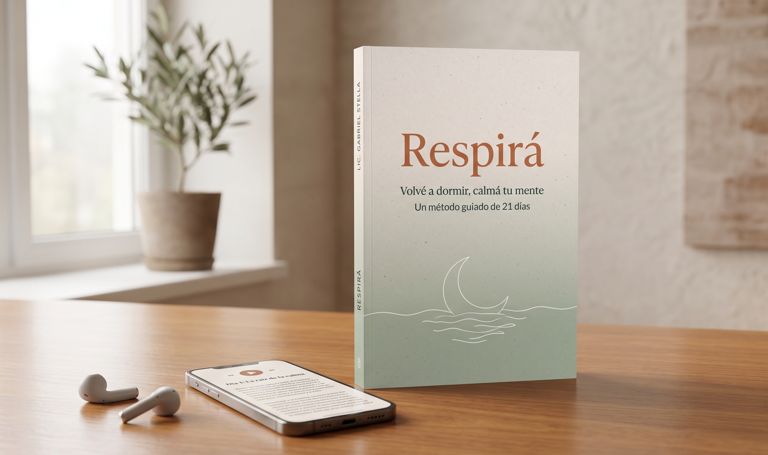 Respirá - "Un método estructurado para calmar la ansiedad, frenar la rumiación y volver a dormir profundamente. Creado por el Lic. Gabriel Stella."